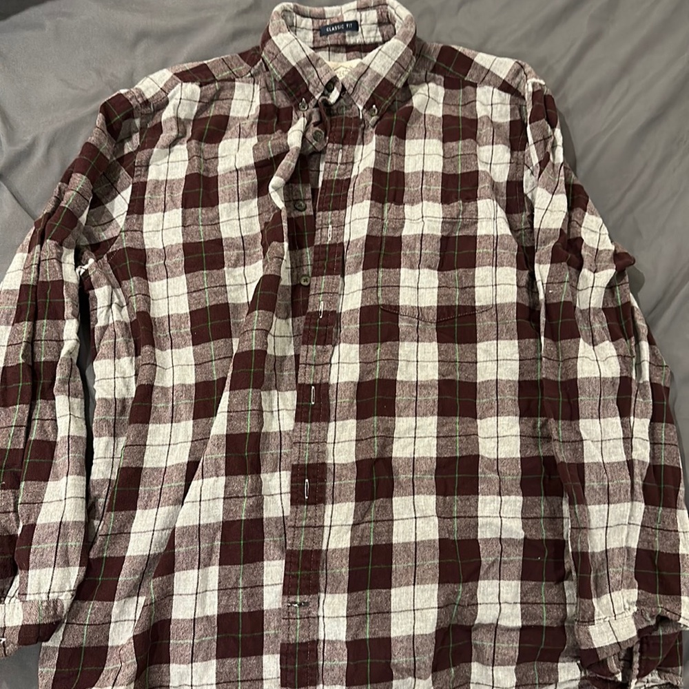 Saint johns bay, long sleeve button down T-shirt